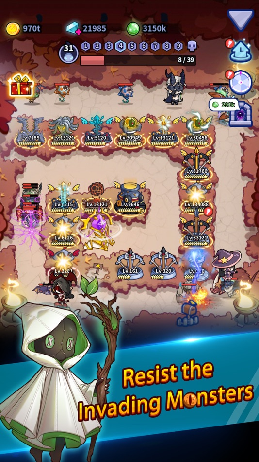 #2. Idle Defense: Dark Forest (iOS) 由: 键富 何