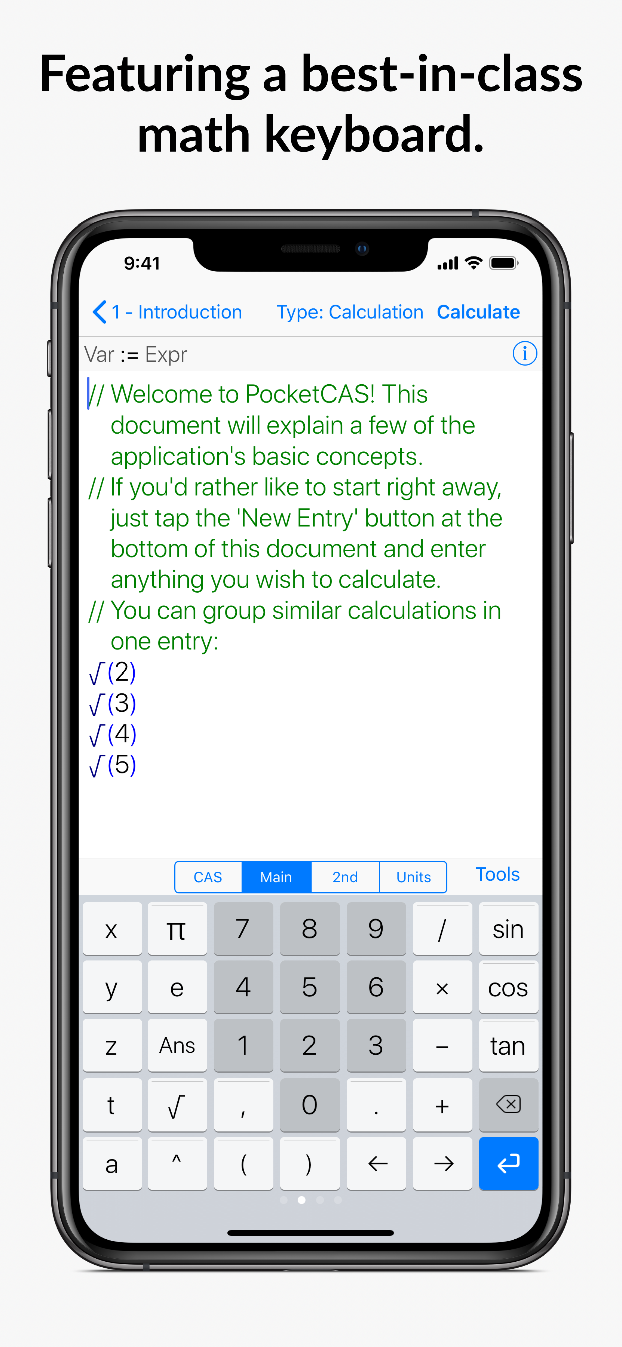 PocketCAS lite for Mathematics