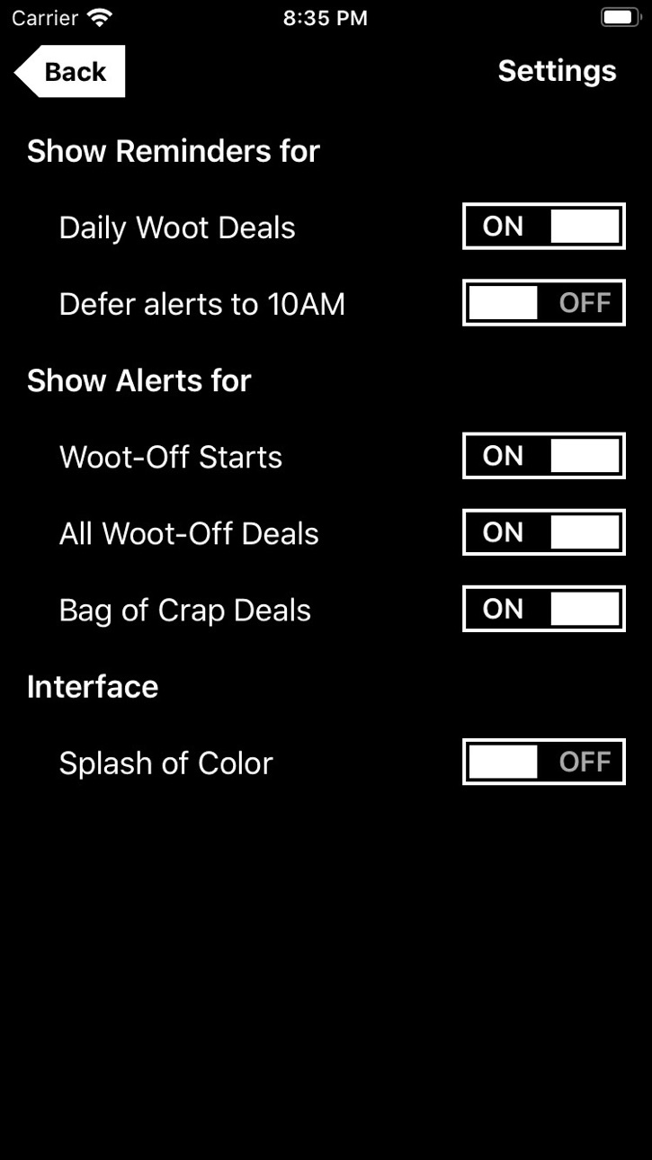 iPhone screenshot
