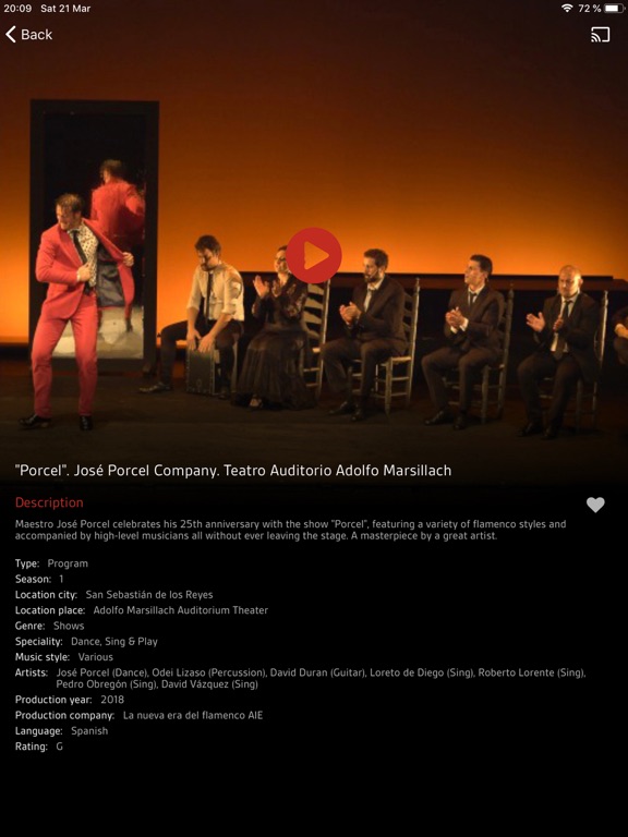 ALL FLAMENCO iPad screenshot