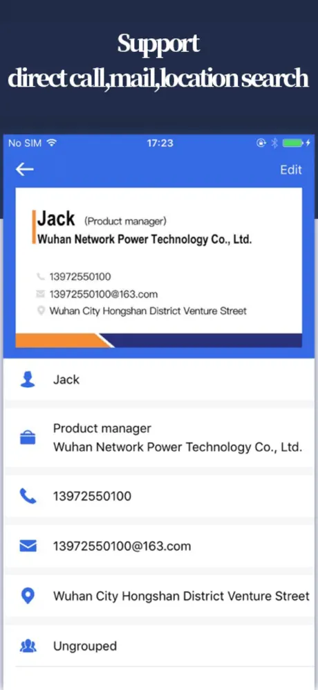 business card scanner & holder