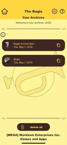 Game screenshot The Bugle! apk