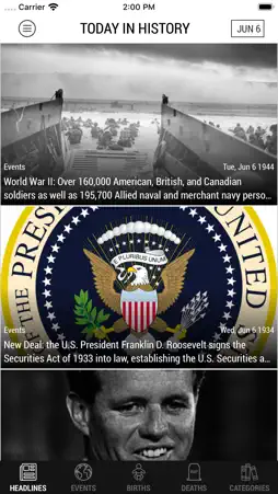 Today In History Lite Edition screenshot 1