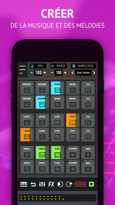 Screenshot #1 pour MIxpads-Mixer & DJ Sampler