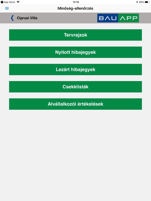 WHB Csoport iPad screenshot