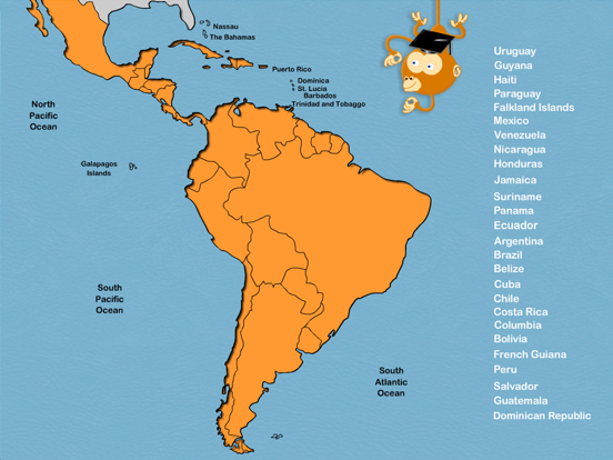 Screenshot #5 pour South America Puzzle