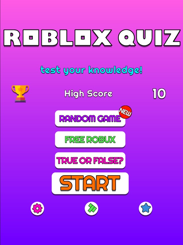 Quizes for Roblox Robux