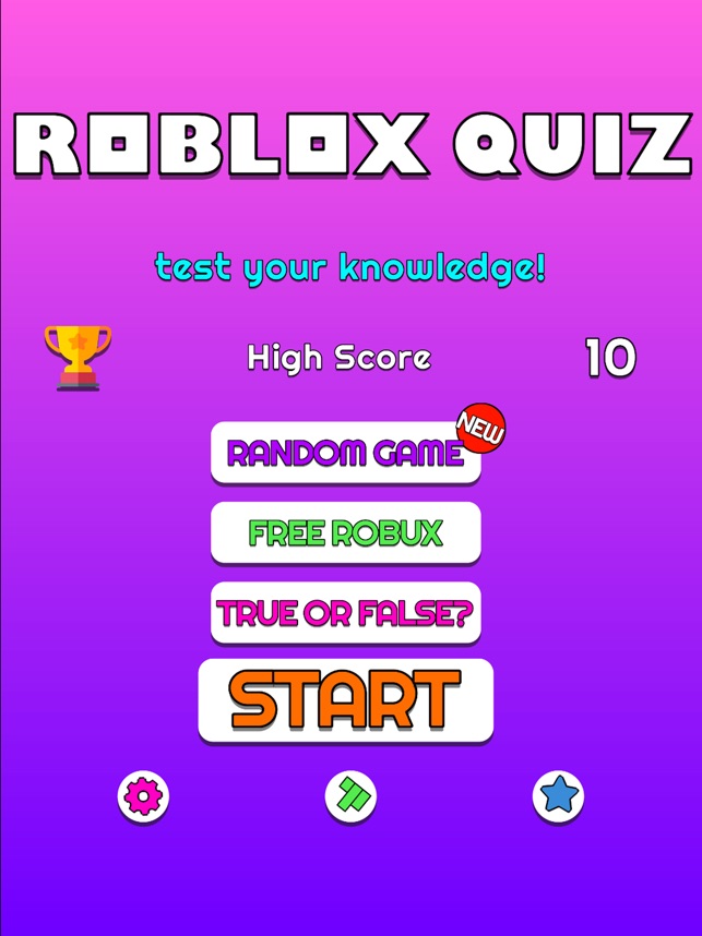 Spot the Robux Quiz Answers Score 100%