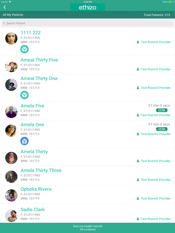 ethizo for Provider iPad screenshot