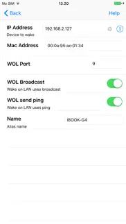 mocha wol iphone screenshot 3