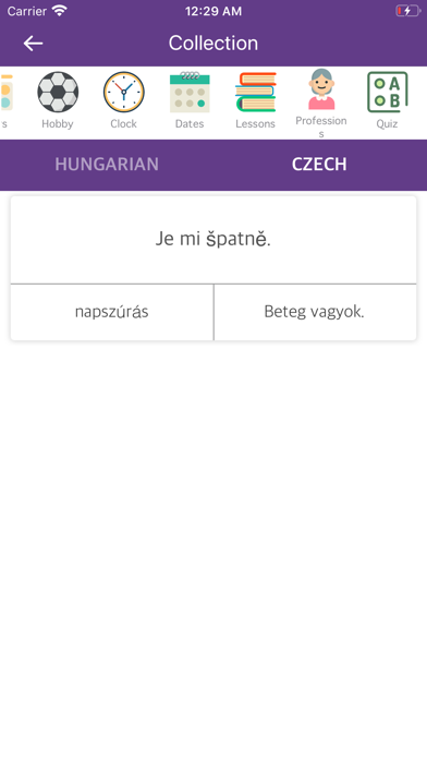Screenshot #3 pour Hungarian Czech Dictionary