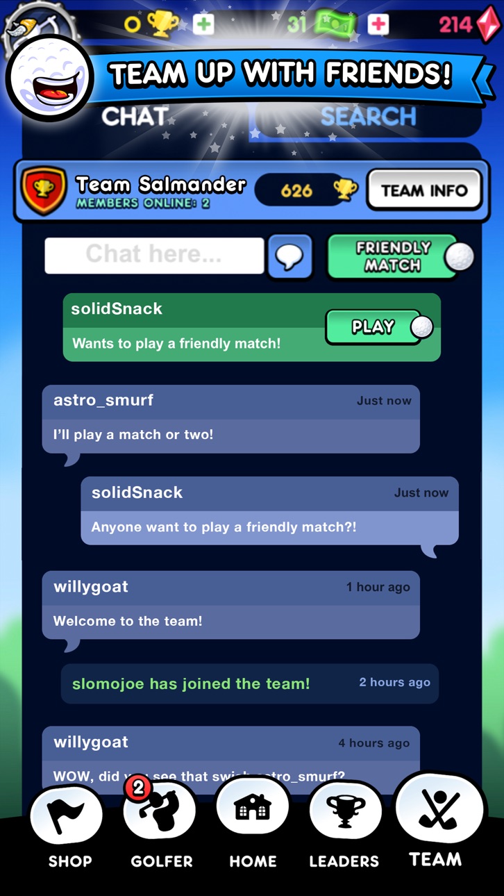 Golf Blitz Hack screenshot 5 - iOS game interface