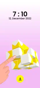 Tap Way Cube Puzzle Game screenshot #1 for iPhone