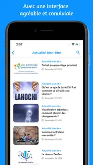 néo-bienêtre : actu du réseau iphone screenshot 3