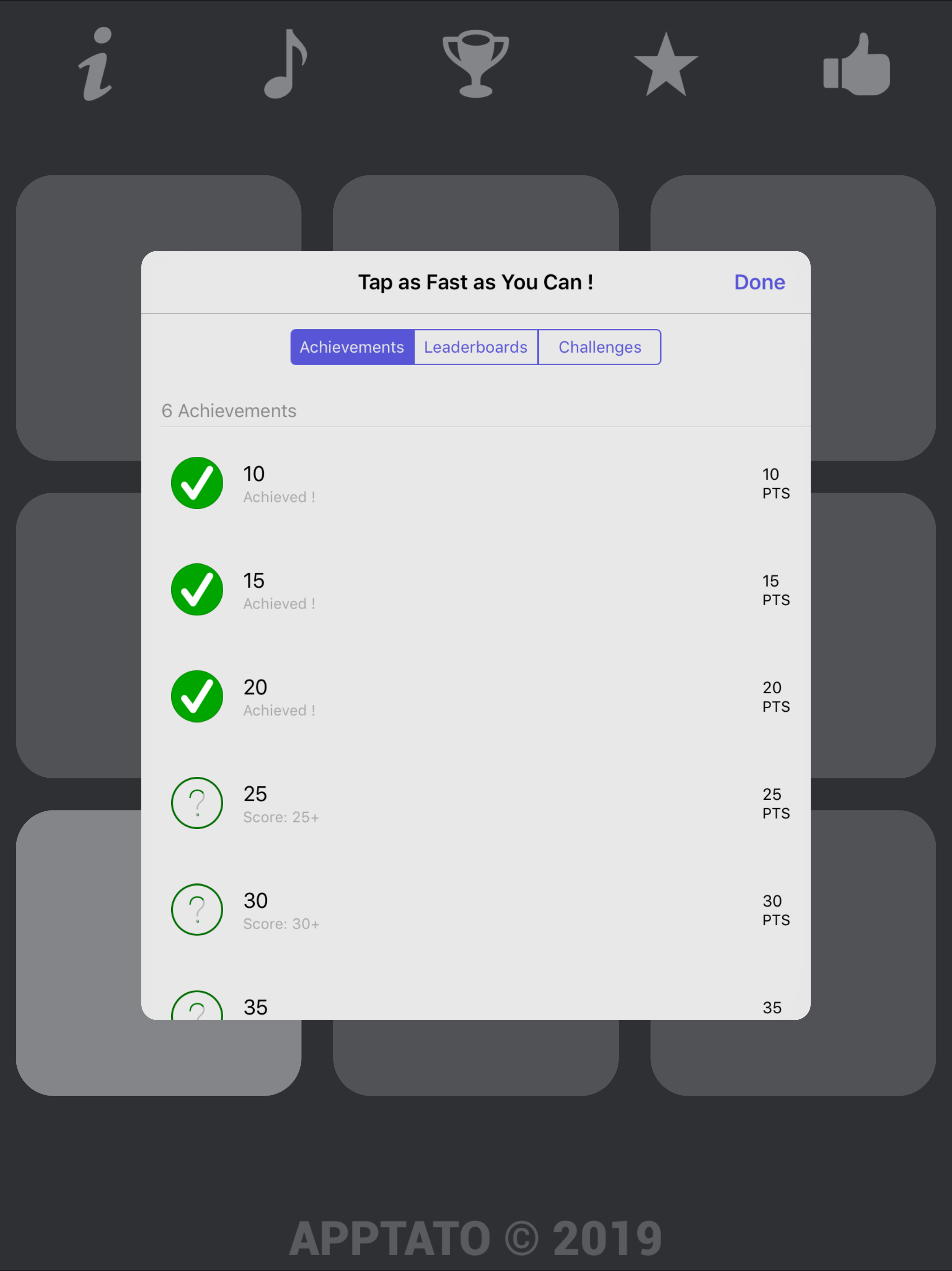 Tap as Fast as You Can !