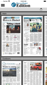 HeraldStandard.com e-Edition screenshot