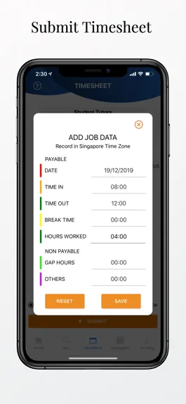 Game screenshot NUS Timesheet hack