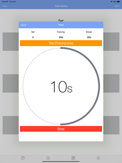 Interval Timer Calendar screenshot 2