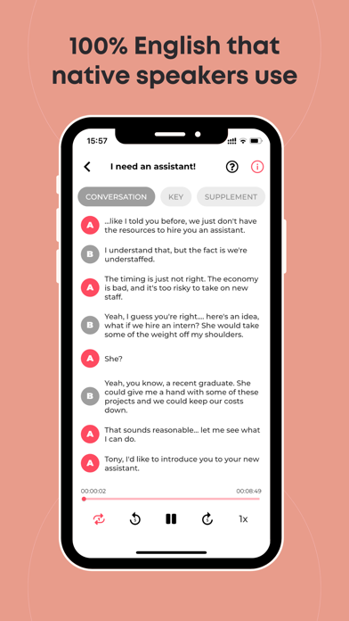 NEXTER: Speak and Chat English Screenshot