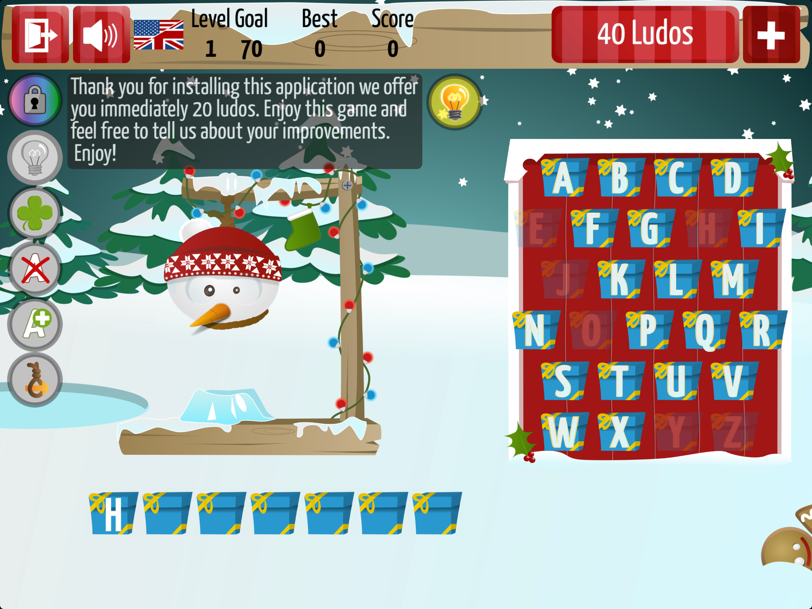 Christmas Hangman Deluxe