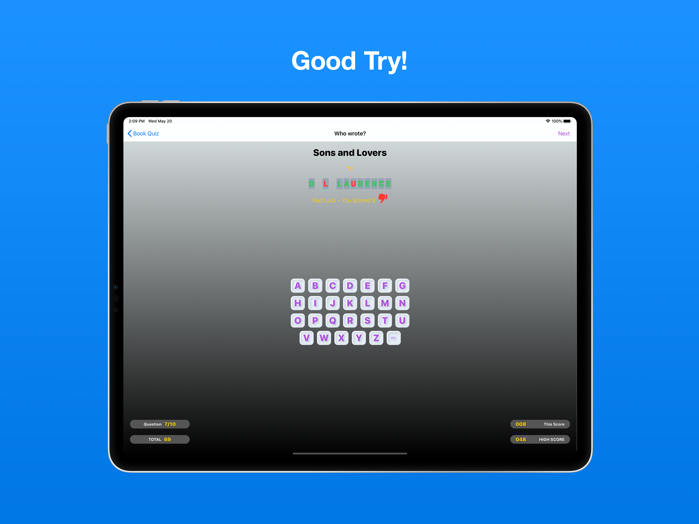 BookQuiz screenshot 7