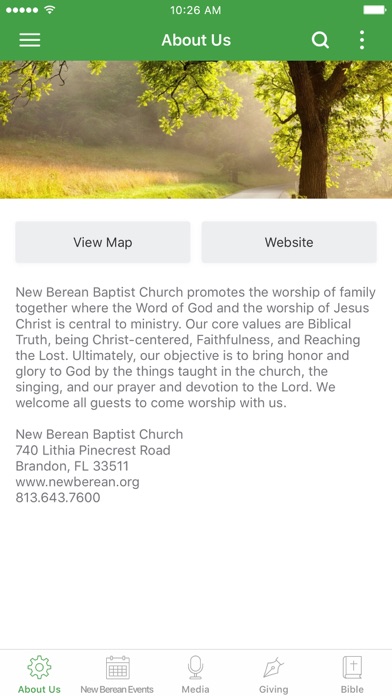 New Berean Baptist Church Screenshot