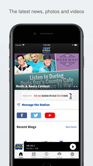 Iowa's Best Country, KIX 101.1 screenshot 1