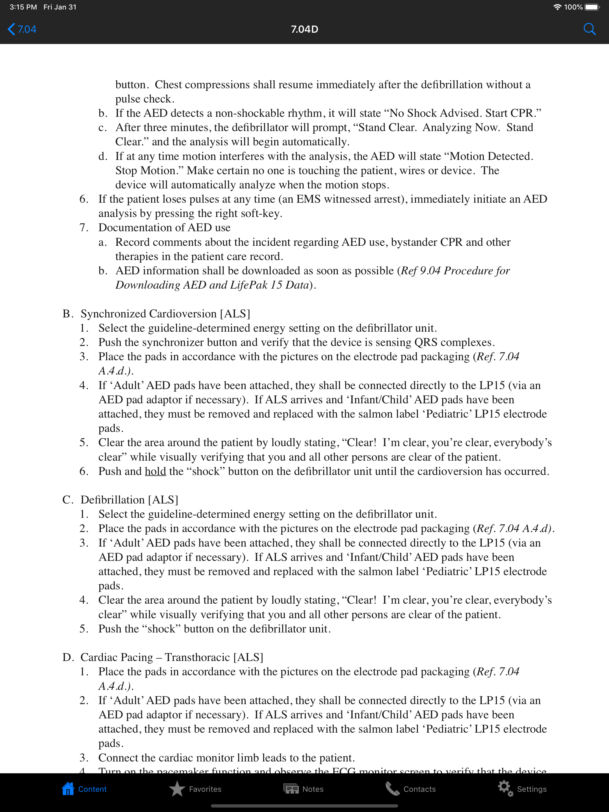 Houston Fire: EMS Protocols
