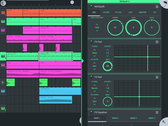 FL Studio Mobile iPad app afbeelding 5