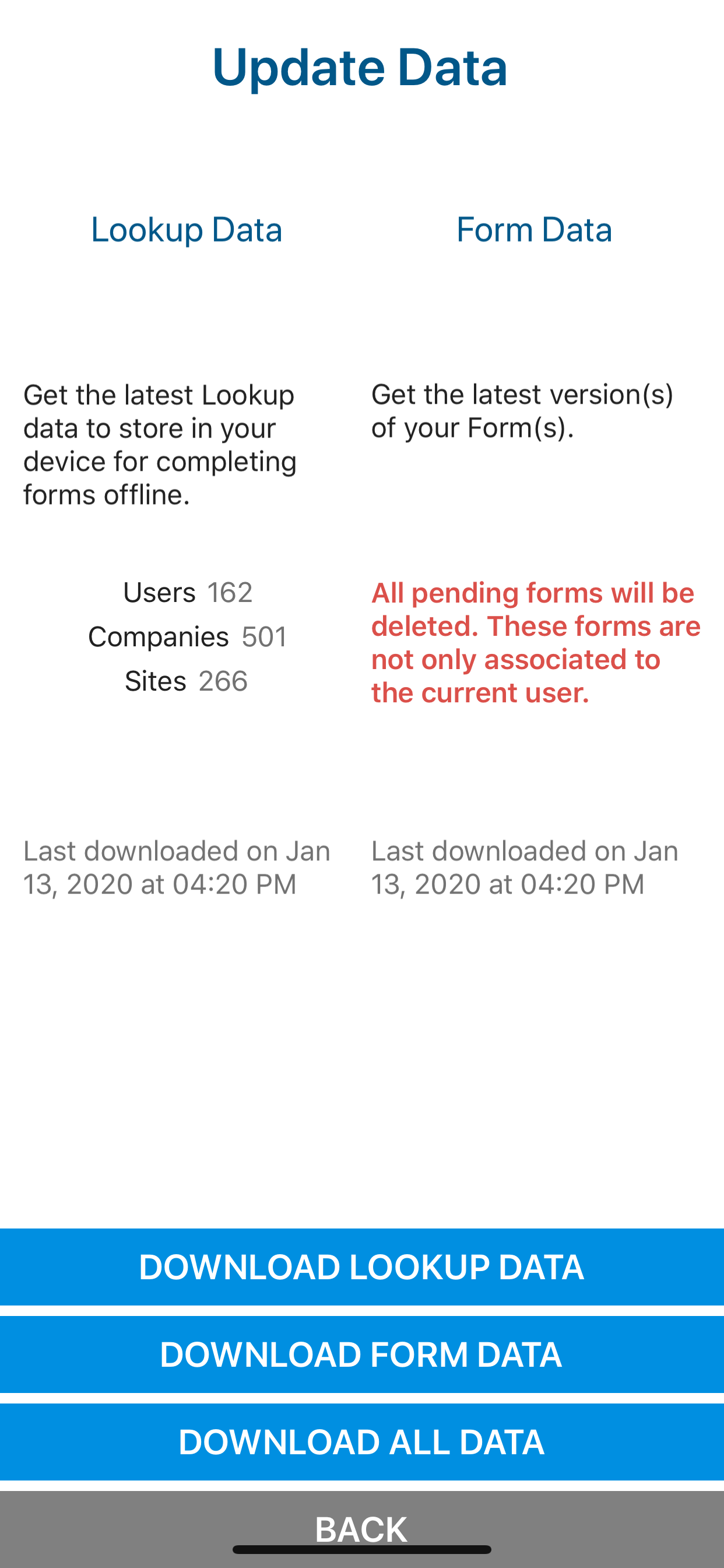 TPC Mobile Forms screenshot 3