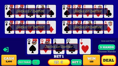 Video Poker Vegas Multi Handのおすすめ画像2