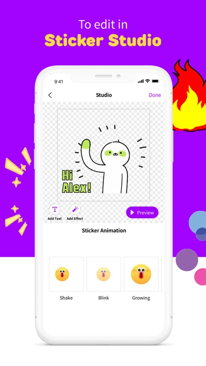 Stickers for iMessage: mojitok screenshot-4