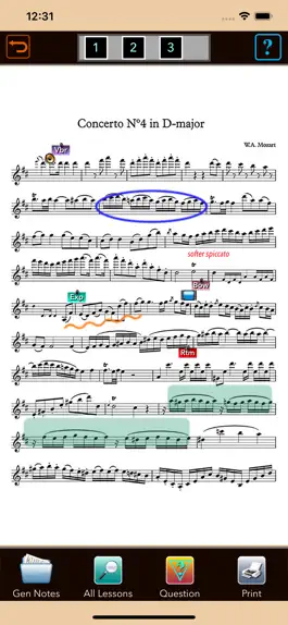 Game screenshot Music Lesson NotePad apk