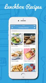 lunchbox recipes iphone screenshot 1