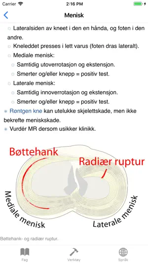 Skadehåndboka screenshot 2