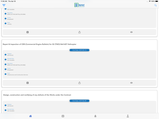 dgMarket iPad screenshot 1 - Business app