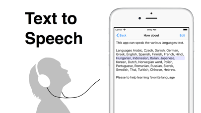 iTextSpeaker - Text to speech Screenshot