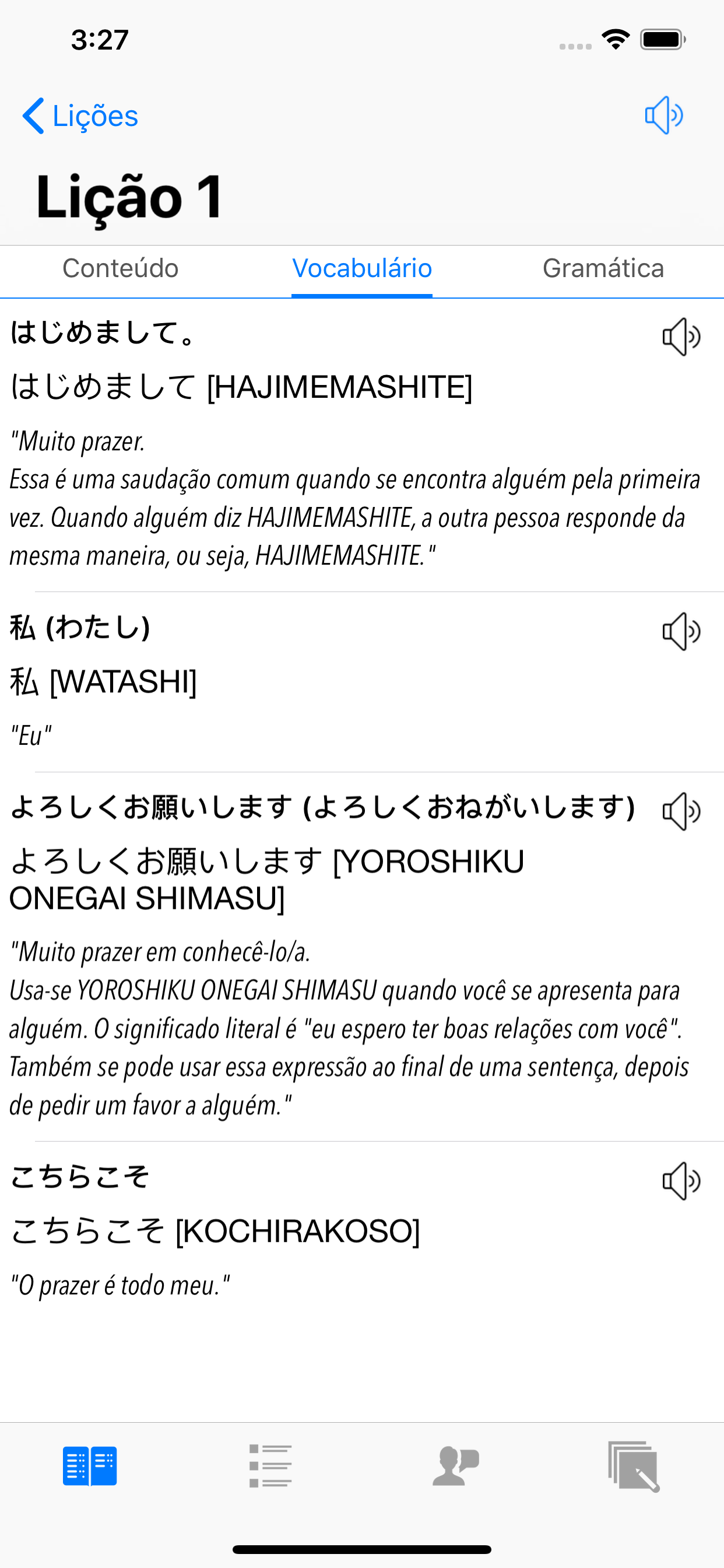 Aprenda japonês básico