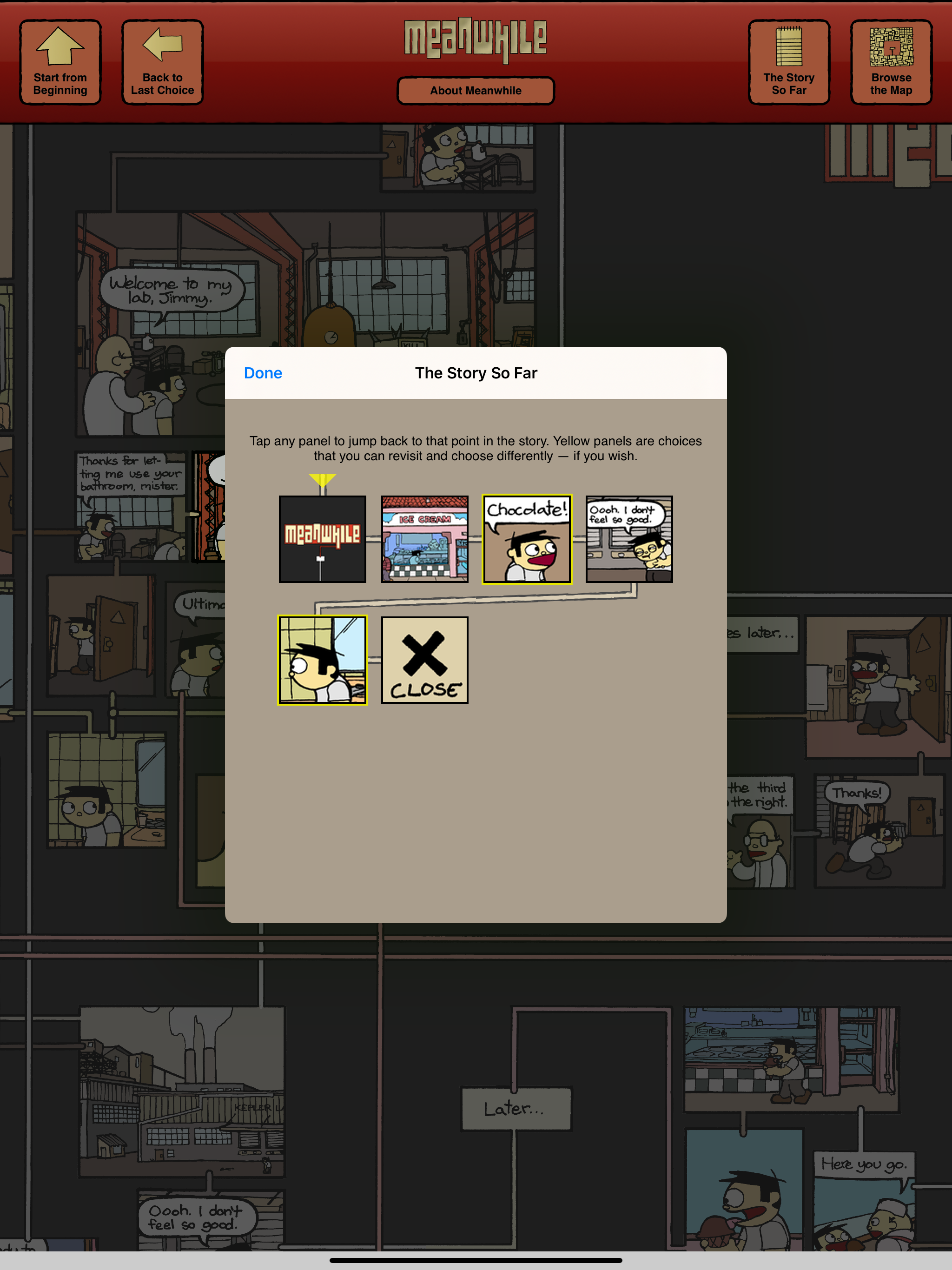 Meanwhile: Interactive Comic