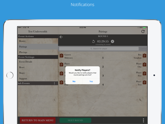 Best Coast Pairings: TO App