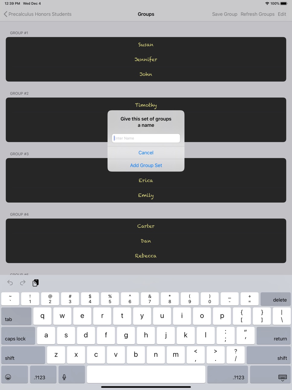 iPad screenshot