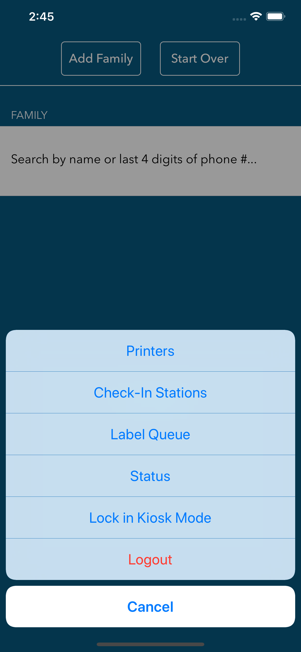 ShelbyNEXT Check-in App