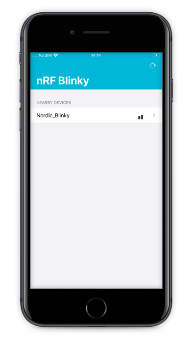 nRF Blinky Screenshot
