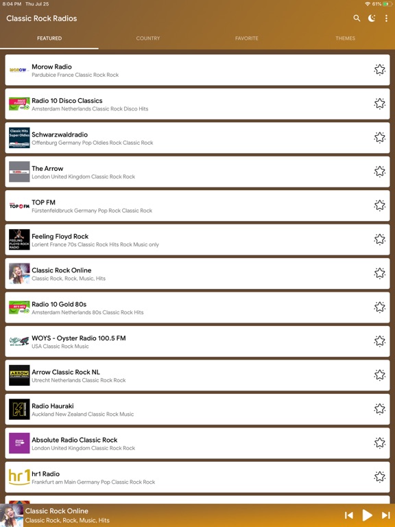 Classic Rock Radio Stations