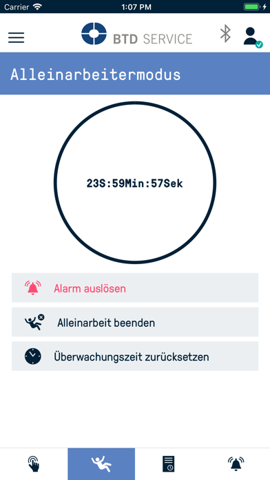 BTD ALARM screenshot
