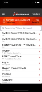 SDS BinderWorks Mobile Phone screenshot #1 for iPhone