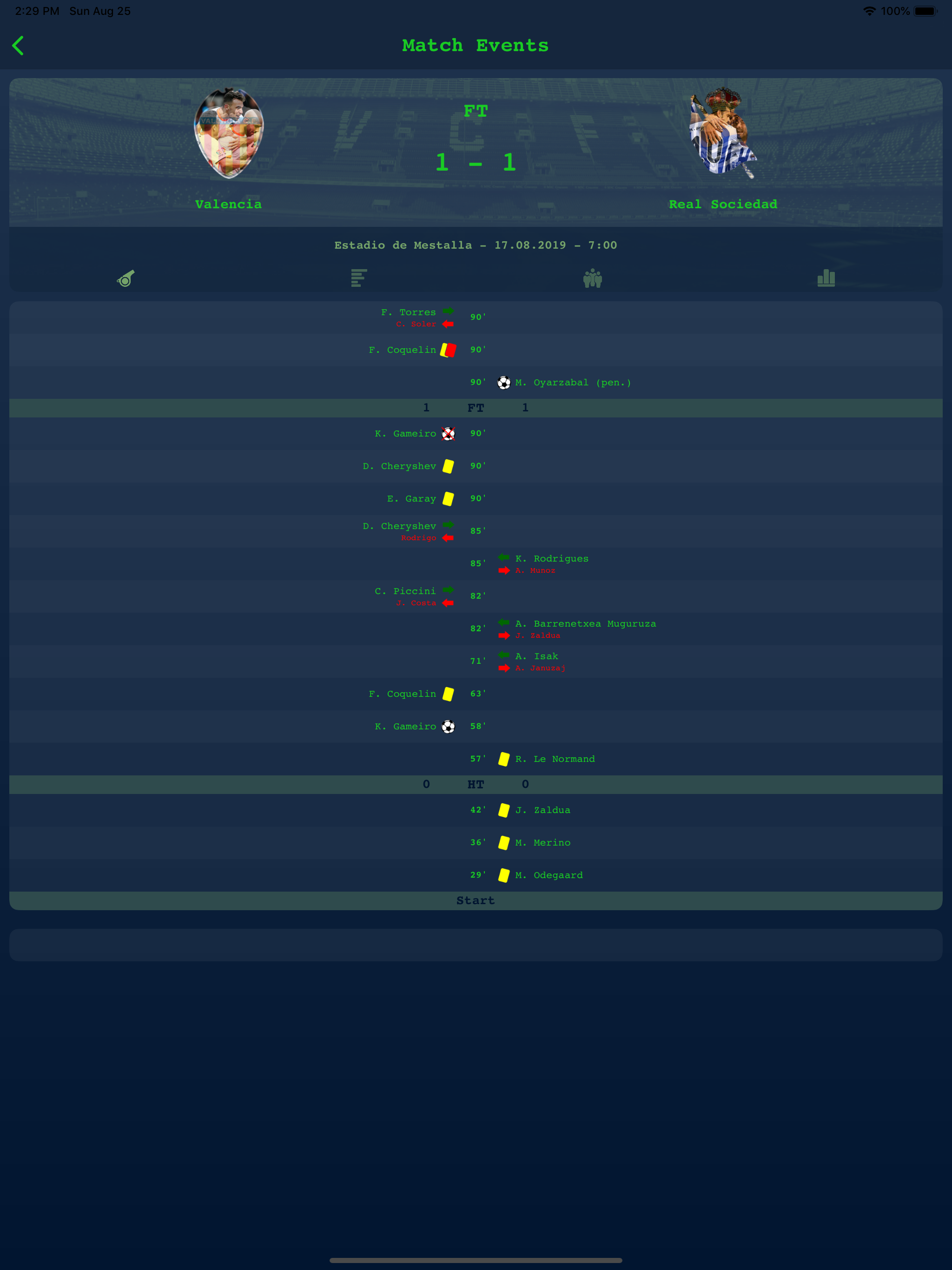 Live Results for Spanish Liga screenshot 7