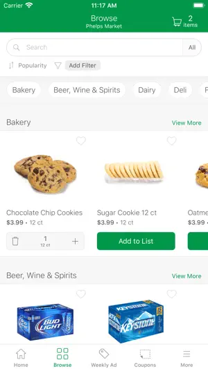 Phelps Market screenshot 2