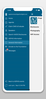 AOFAS Meetings screenshot 2