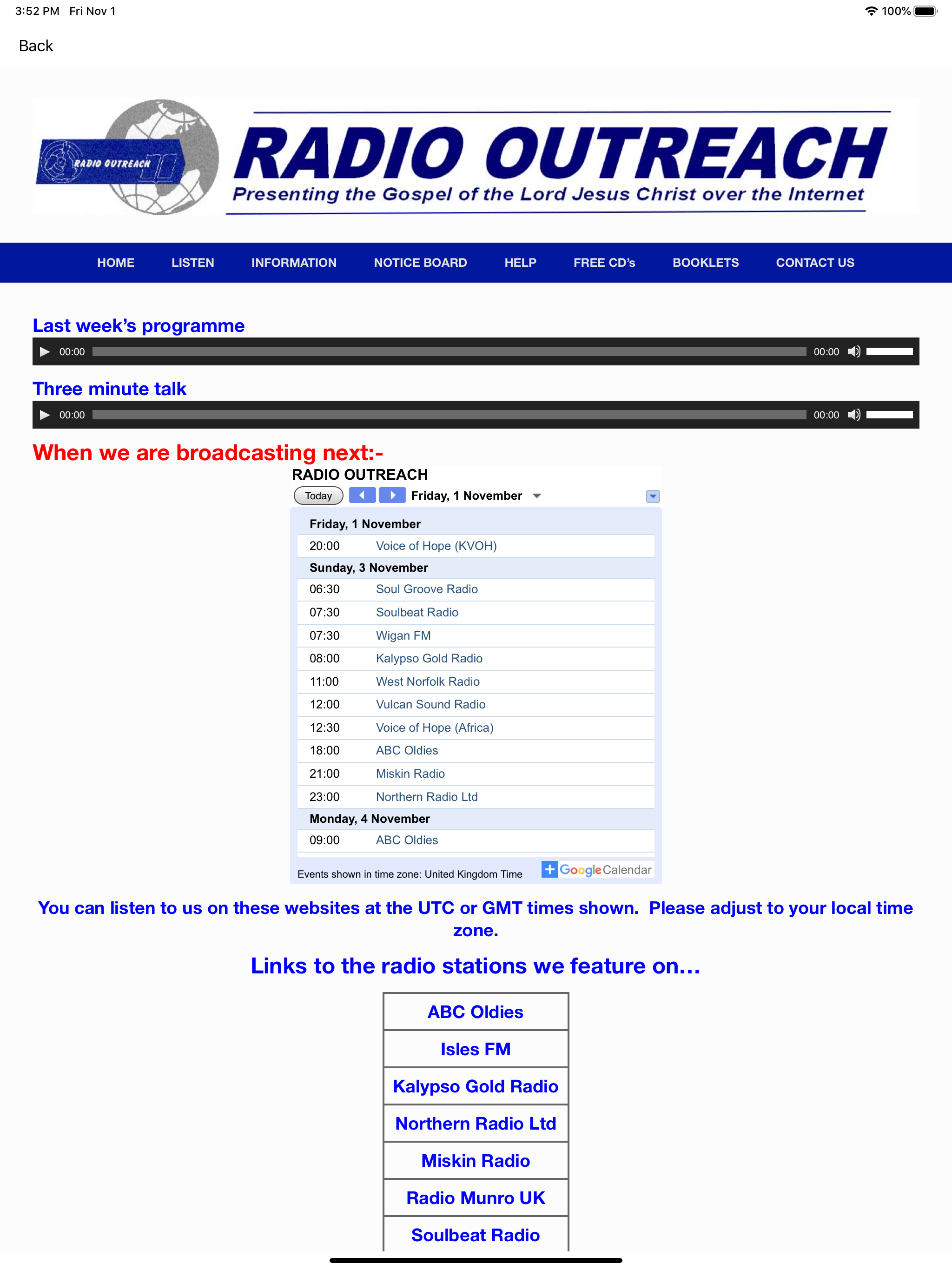 Radio Outreach screenshot 4